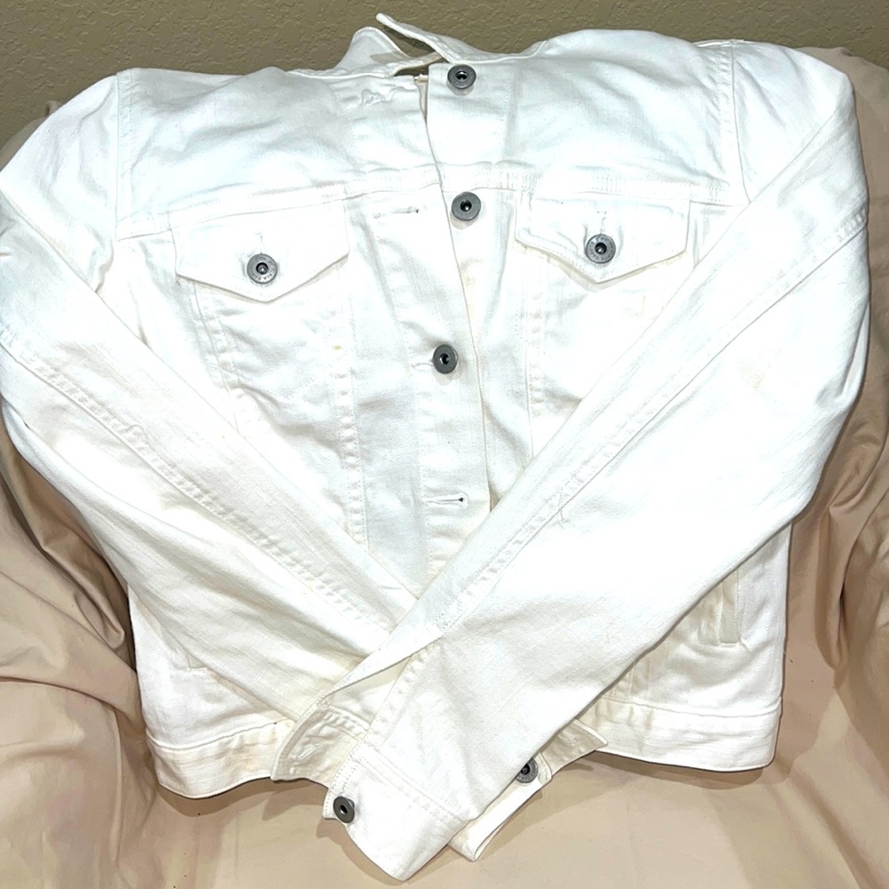 White Vince Camuto Denim Jacket